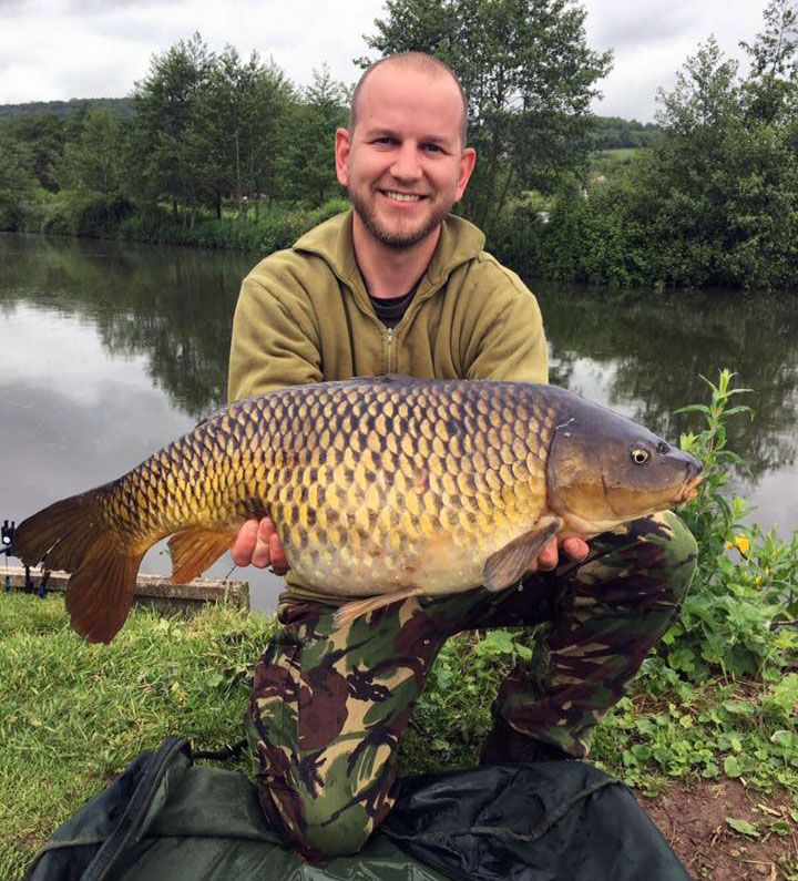 Paul Ryan-Sheen with a carp at our lakes